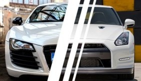 Audi R8 kontra Nissan GTR