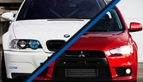 BMW M Power (E46) kontra  Mitsubishi Lancer Evo