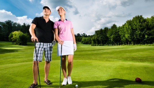 lekcja golfa dla dwóch osób