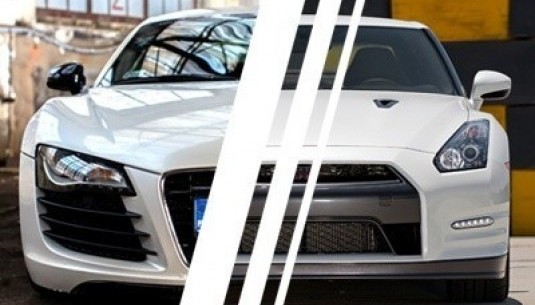 Audi R8 kontra Nissan GTR